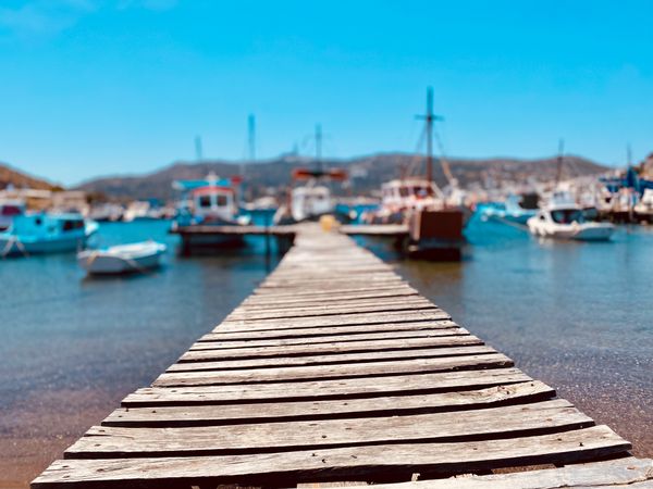 Fishing boat pontoon