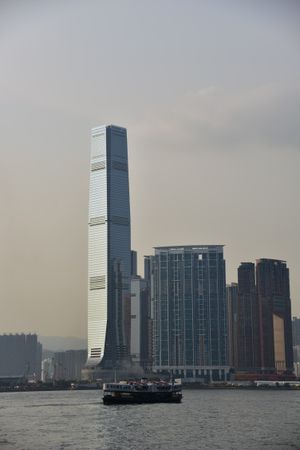 Cityscape of West Kowloon, Hong Kong