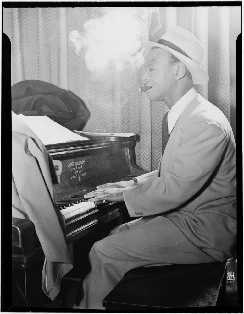 New York City, New York, USA - Mar 1947: Portrait of Earl Hines