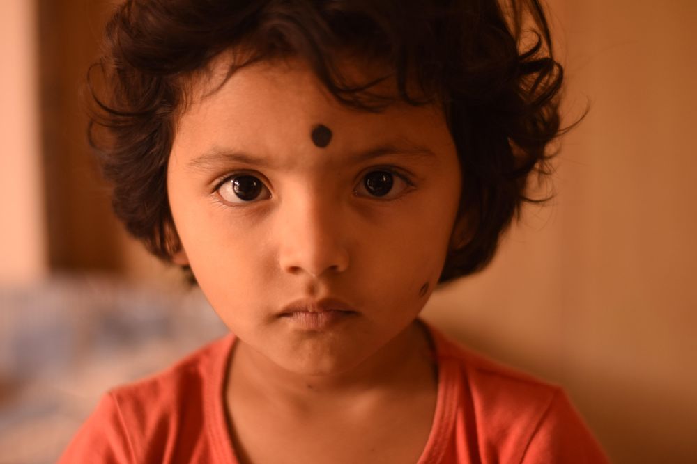 Portrait of young Indian boy