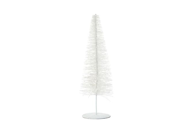 Decorative christmas tree isolated on blank background