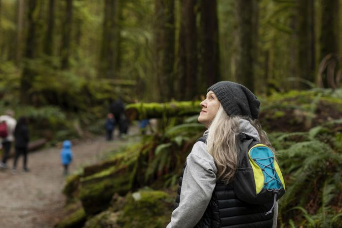 Woman exploring the outdoors