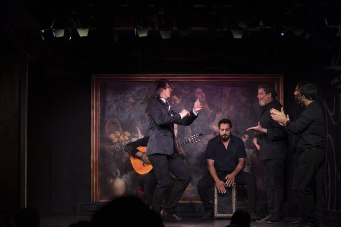 Flamenco performance on stage