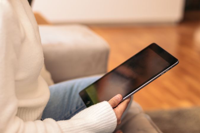 Using a Tablet at Home
