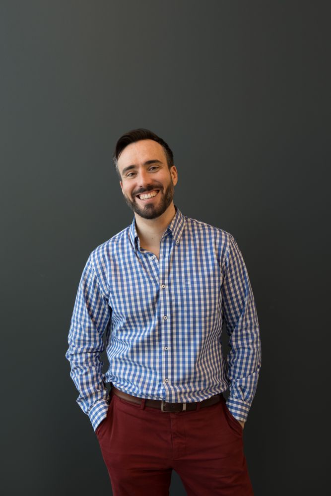 Elegant man in office portrait