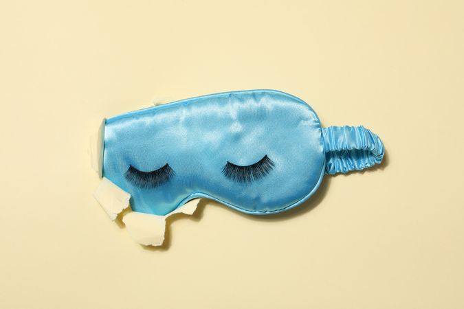 concept of cosmetology tools and beauty treatment, false eyelashes