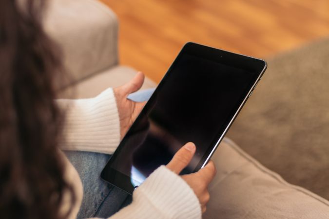 Using a Tablet at Home