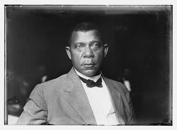 Portrait of Booker T Washington from the George Grantham Bain Collection