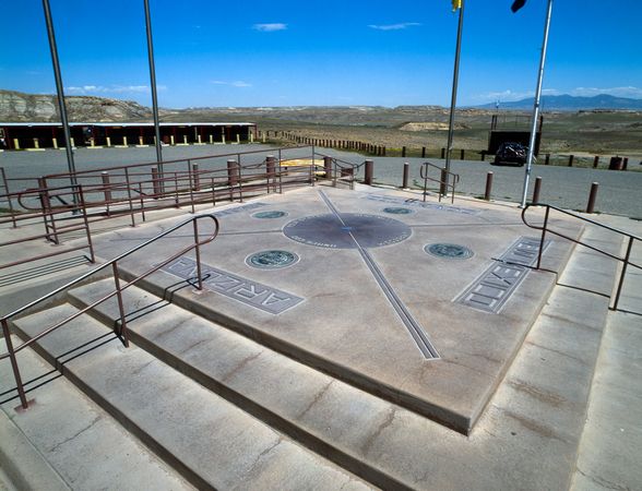 Four Corners Monument, Arizona, Utah, Colorado, and New Mexico
