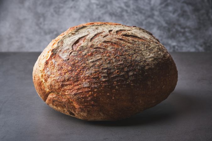 Whole wheat spelt bread with sourdough from organic flour