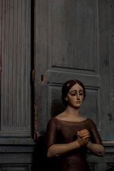 Religious statue in church