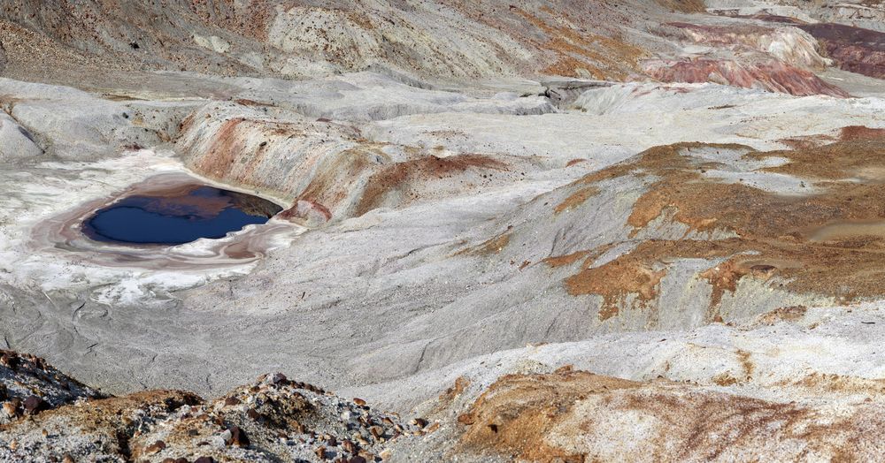 Mining terraces in Riotinto, Huelva
