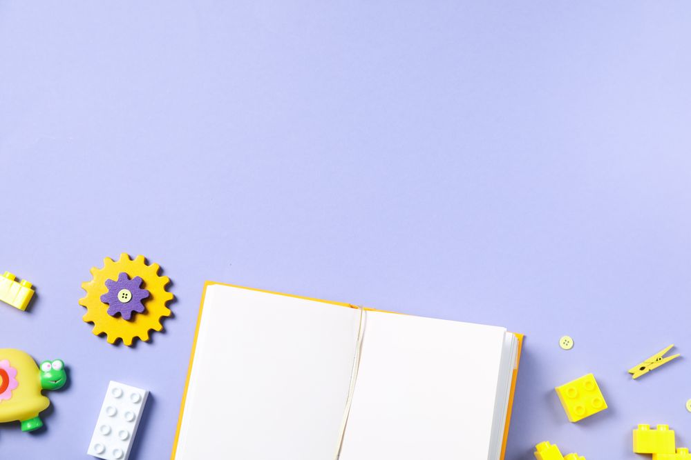 Book for baby, concept of literature for children and baby