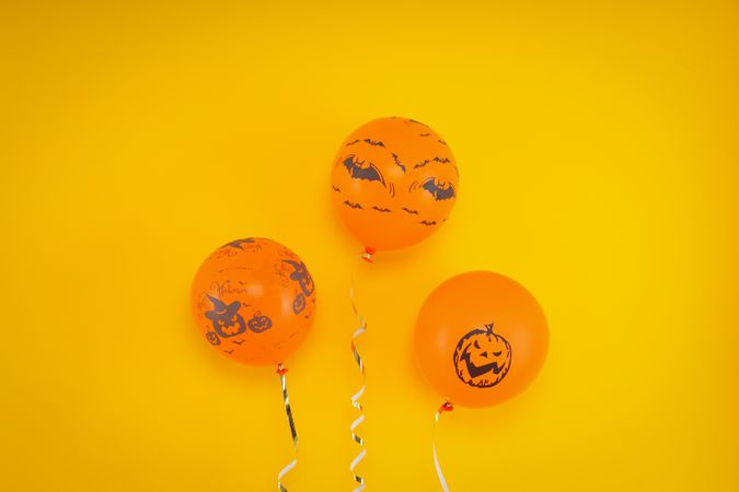 Concept of Halloween mood, Halloween vibes balloon