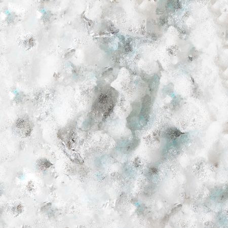 Snowy frozen background with silver glitter all around it