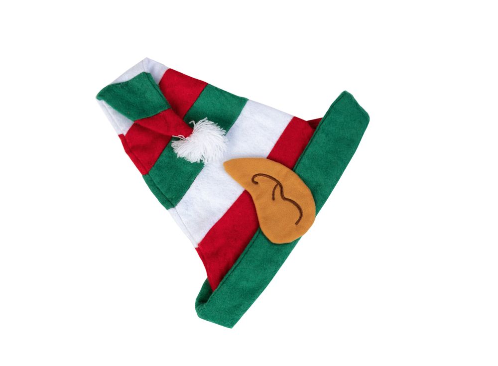 Elf cap isolated on background for the Christmas or New Year celebration