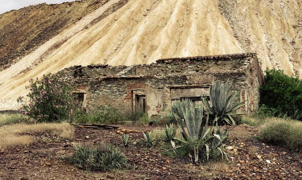 Old mining structures in Riotinto