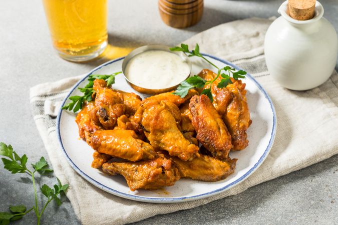 Homemade Spicy Buffalo Chicken Wings