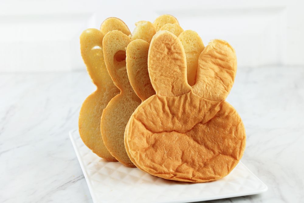 Hokkaido Milk Bread with Bunny Shaped