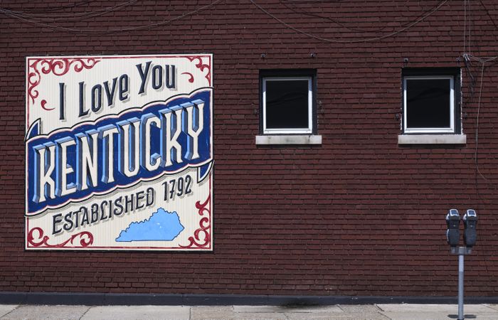 An homage to the state in Lexington, Kentucky
