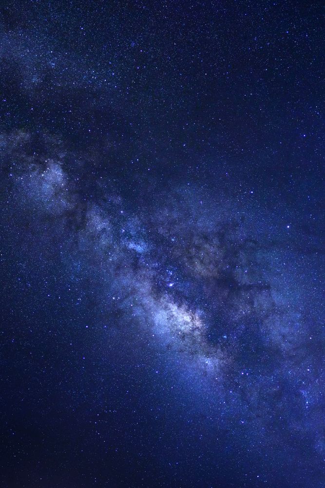 Milky way galaxy with stars and space dust in the universe