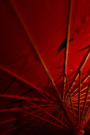 Traditional japanese umbrella, traditional japanese accessories concept