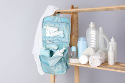 Bath accessories, toilet bag for different self care items