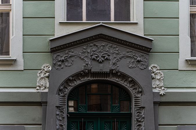 Decooration of the building in Old Prague