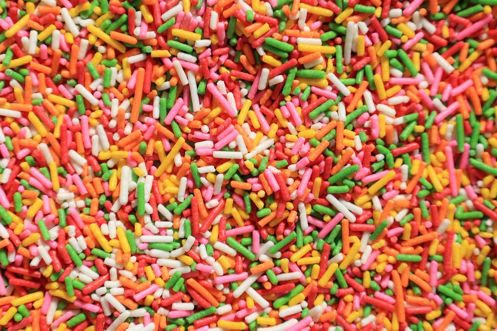 Sugar Sprinkle, Decoration for Cake and Bakery