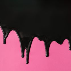 Pink background with dripping paint