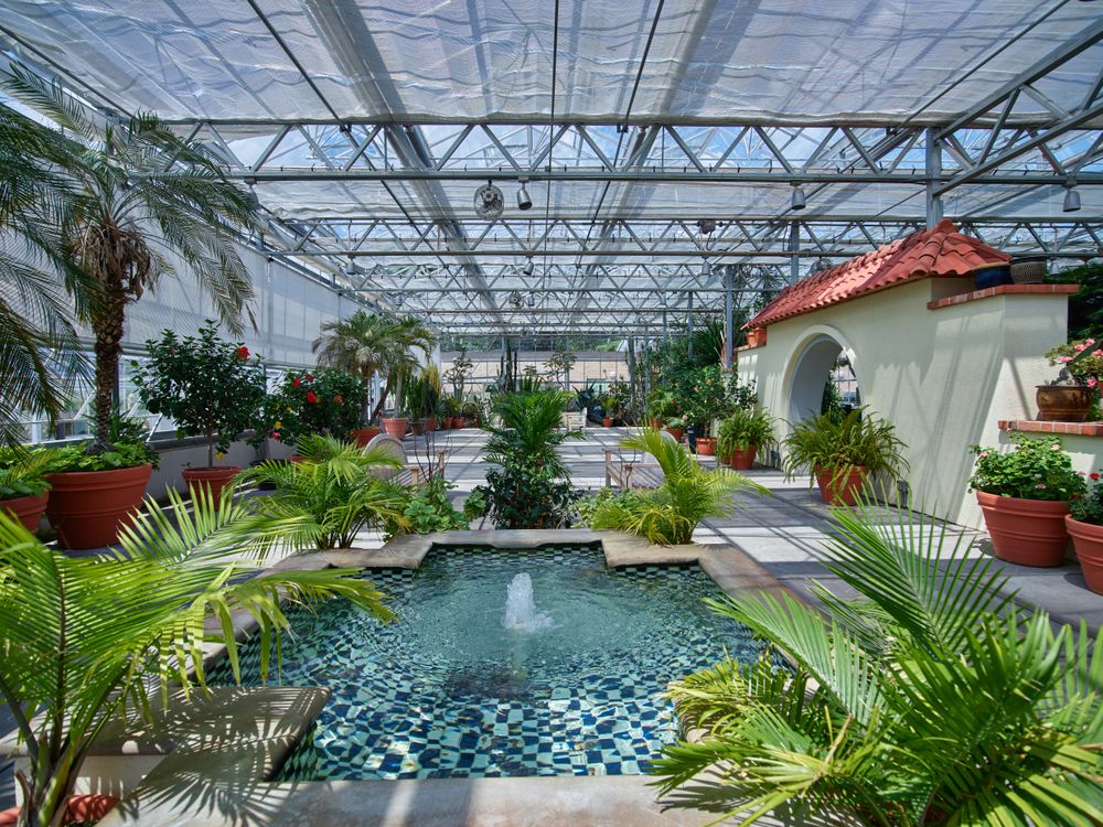Botanical center, Roger Williams Park in Providence, Rhode Island