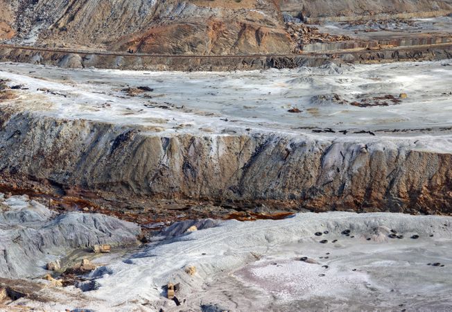 Mining terraces in Riotinto, Huelva