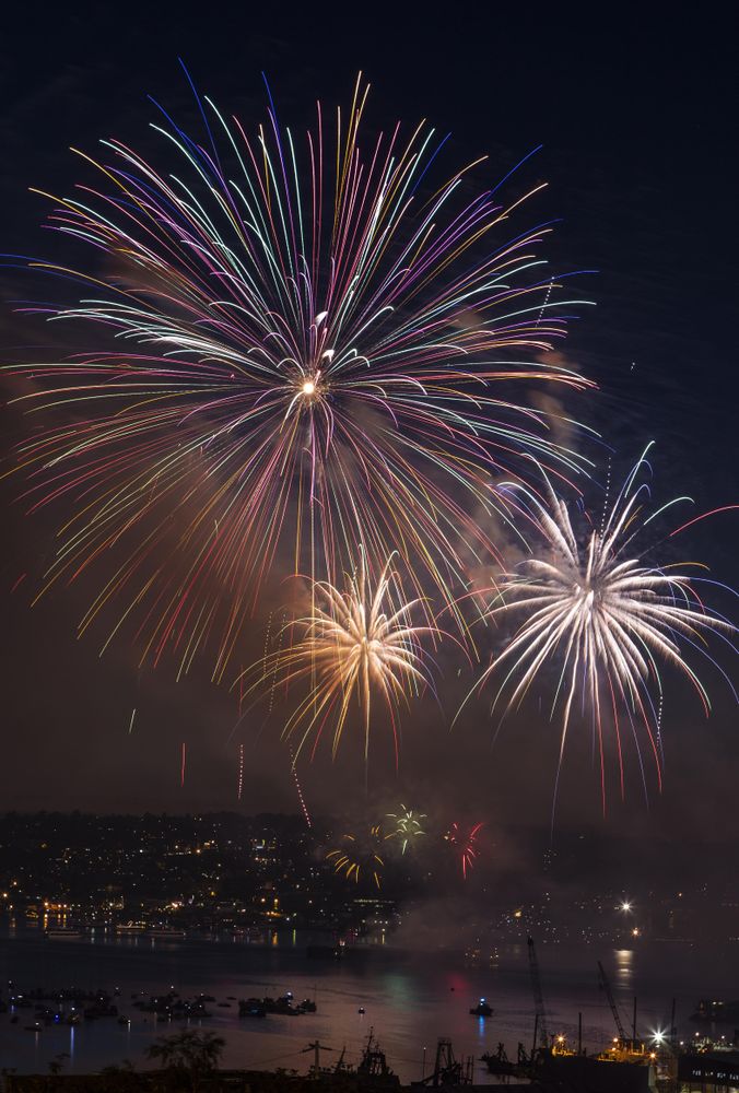 Wheel shaped like fireworks