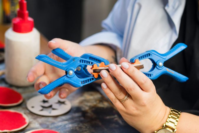 Woodworking workshop eco-friendly Christmas toys