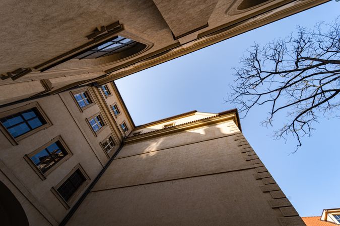 Narrow streets of Old Prague