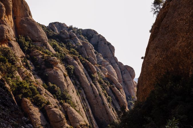Views of the mountain of Montserrat