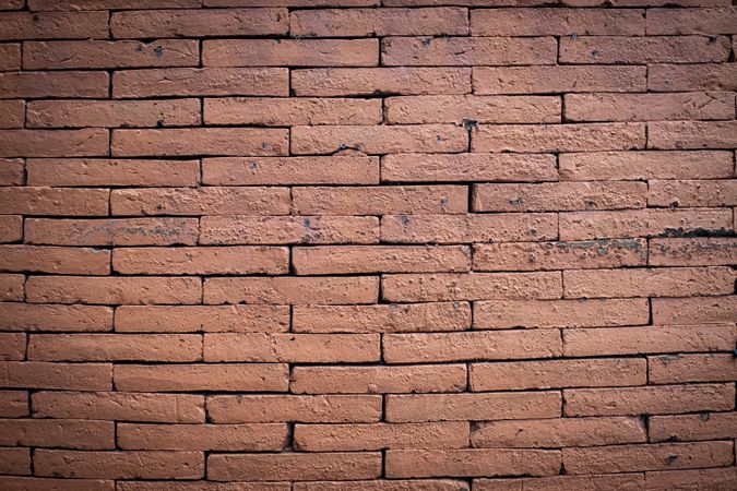 Red brick wall texture background