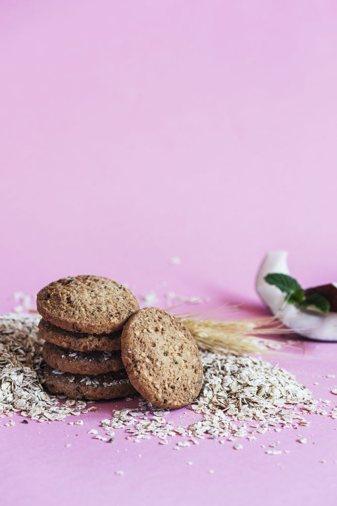 Close-up of some delicious cookies