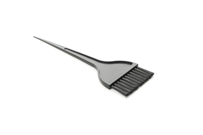 Hair dye brush isolated on plain background