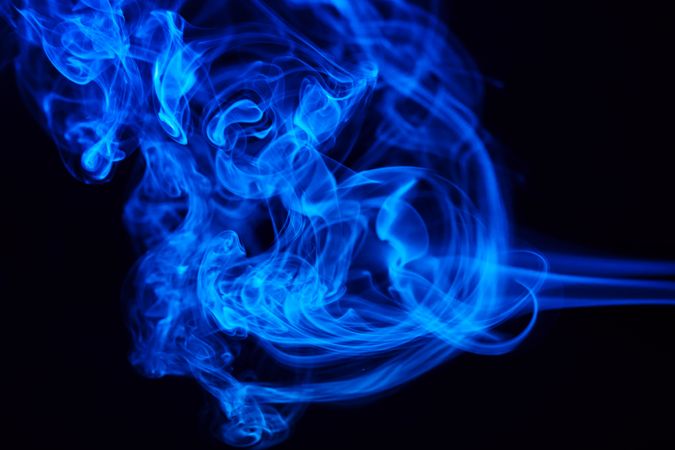 Abstract smoke on dark background