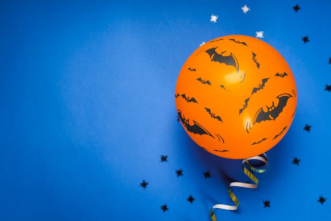 Concept of Halloween, Halloween balloon, space for text