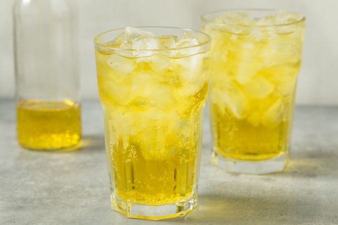 Refreshing Cold Iced Cream Soda