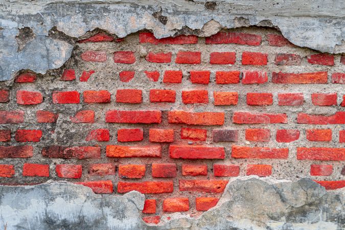 Brick stone wall