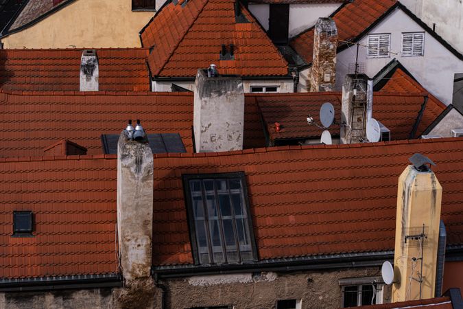 Decoration of the building in Old Prague