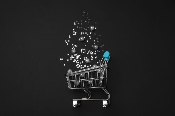 Concept of shopping, space for text