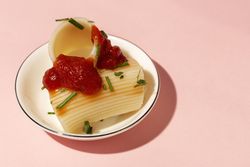 Delicious pasta with tomato sauce