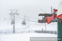 Chairlift for skiers on the Barukiani slope 5a2mQ4