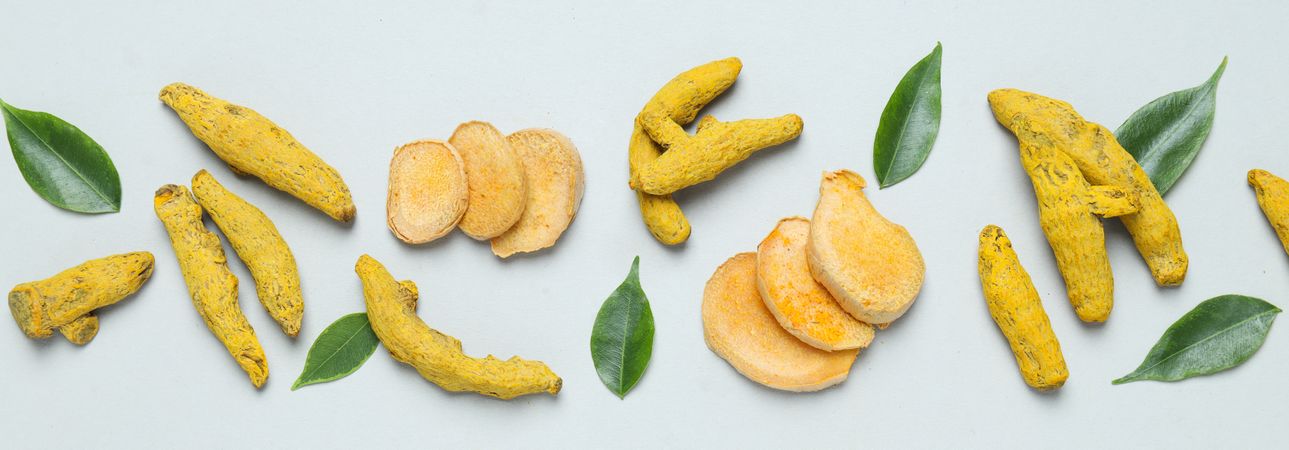 Fragrant seasoning - turmeric, one of the main ingredients in Indian curry
