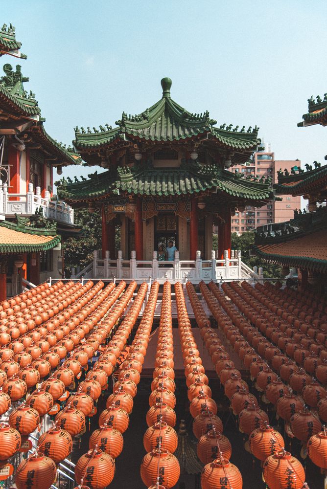Sanfeng Temple during daytime