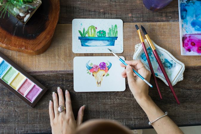 Watercolor painting